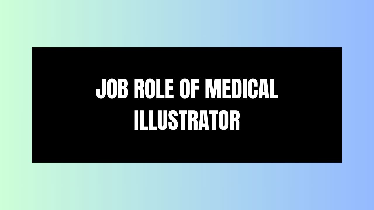 Job Role of Medical Illustrator